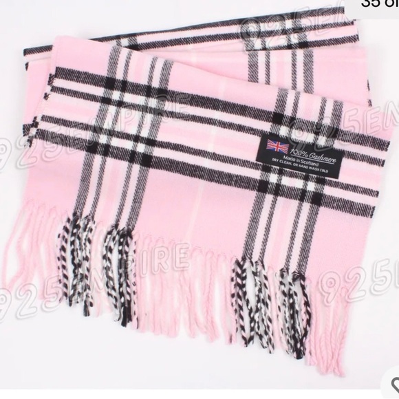 Pink Cashmere Scarf Top Rated - Picture 2 of 5